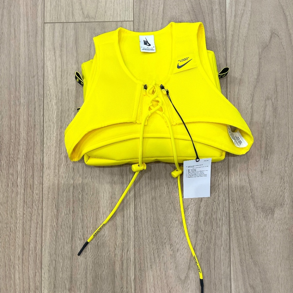 Nike Women's x Off-White NRG X Cross Bib Opti Yellow | NEW